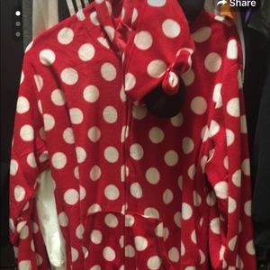 Women’s footie pjs Minnie Mouse